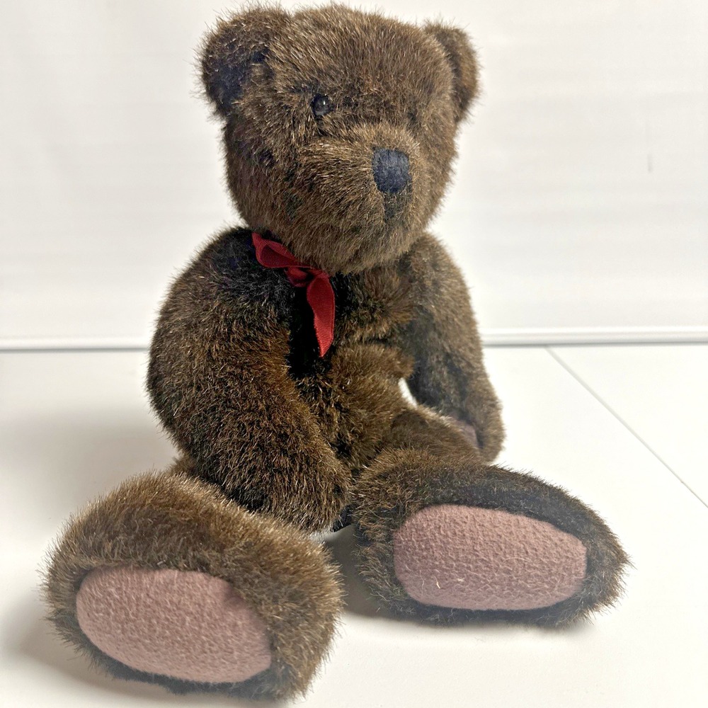 The Boyds Collection Plush Teddy Bear 16" Brown Jointed Stuffed Animal 1985 1998